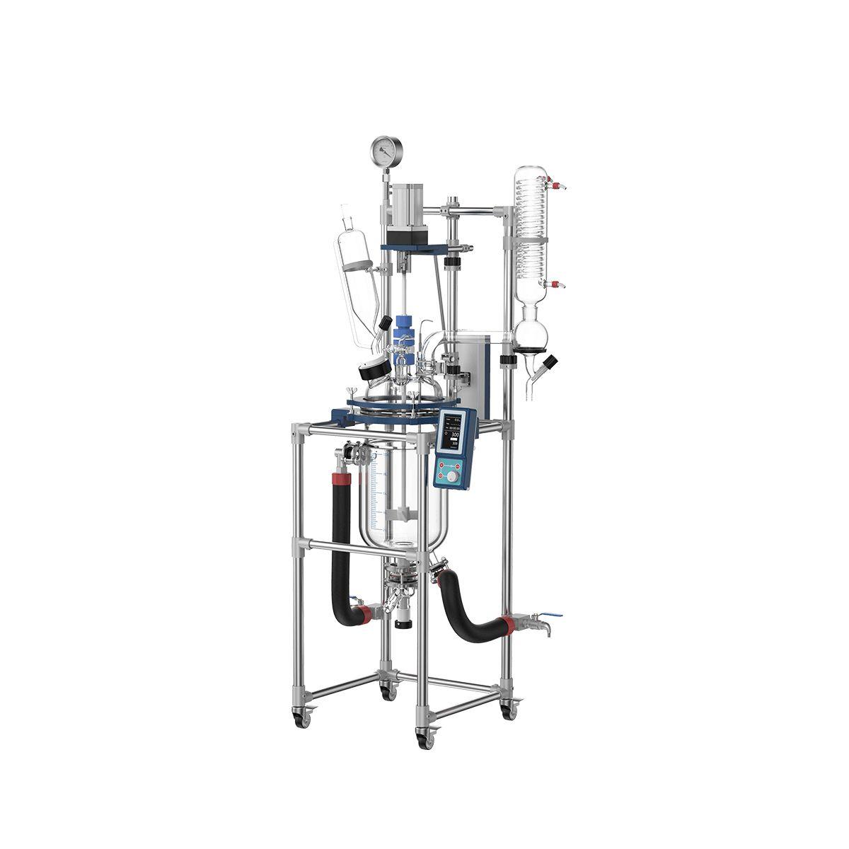 Стеклянный реактор QR1-10L (10 л)